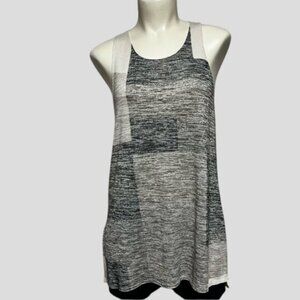 Wilfred Free Ornella Oversized Lightweight Knit Patchwork Print Tunic Tank